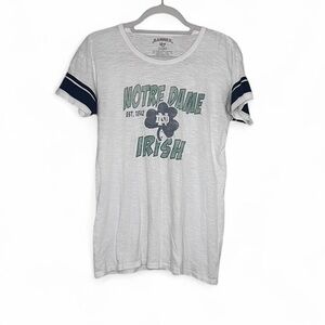 Banner ’47 Notre Dame Shirt XL White Cotton NCAA Logo Tee Football Fan